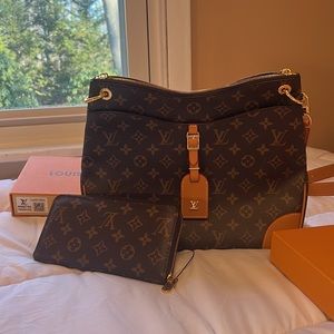 Louis Vuitton bag and wallet